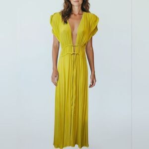 FOREVER 21 Yellow Swim Coverup sz S